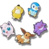 Pokémon Assrtd 5-pakning Jibbitz-charms