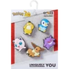 Pokémon Assrtd 5-pakning Jibbitz-charms