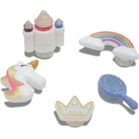Pretty Princess 5-pakning med Jibbitz-charms