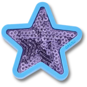 Purple Sequin Star Jibbitz™-charms