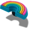 Rainbow Jibbitz-charms
