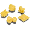 Realistisk pasta 5-pakning med Jibbitz-charms
