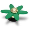 Retro grønne Spinner Flower Jibbitz-charms