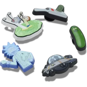 Rick and Morty 5-pakning med Jibbitz-charms