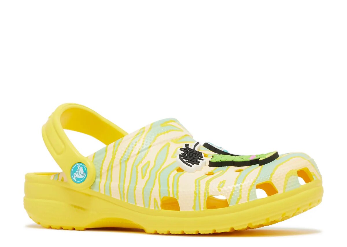 Ron English x Classic Clog Kids «Party Animals – Zebra Lemon» Ron English x Classic Clog Kids «Party Animals – Zebra Lemon»
