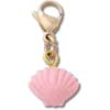 Rosa skjell-Jibbitz-charm