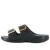 Saturday Sandal med metallspenne «Black»