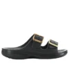 Saturday Sandal med metallspenne «Black»