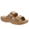Saturday-sandal med metallspenne «Sepia»