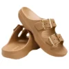 Saturday-sandal med metallspenne «Sepia»