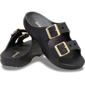 Saturday-sandaler for kvinner med metallspenne