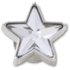Silver Gem Sparkle Star Jibbitz™-charms
