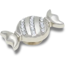Silver Smt Gem Candy Piece Jibbitz™-charms