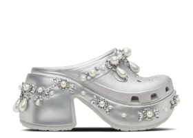 Simone Rocha x Siren Spiked Clog «Metallic Silver»