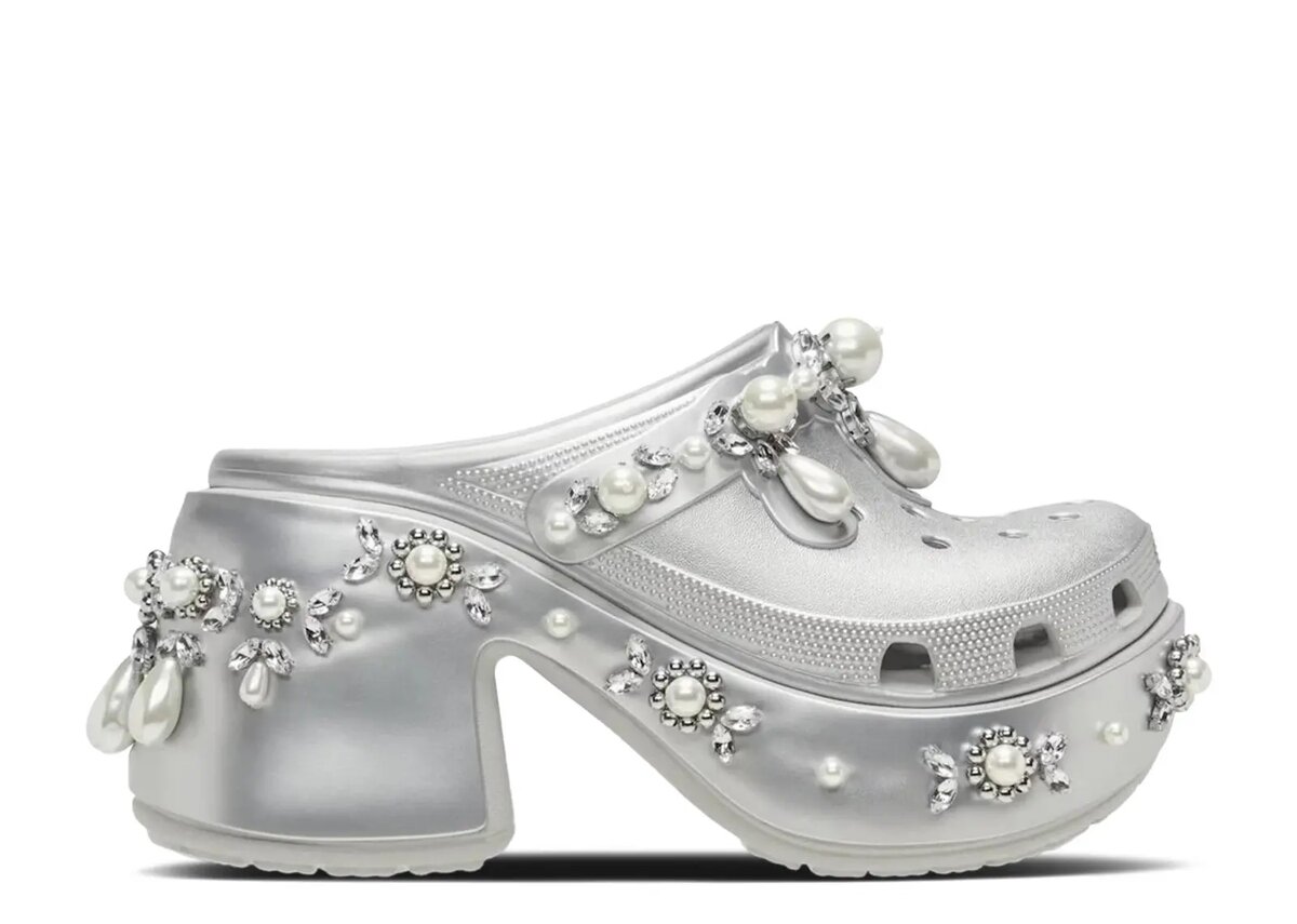 Simone Rocha x Siren Spiked Clog «Metallic Silver» Simone Rocha x Siren Spiked Clog «Metallic Silver»