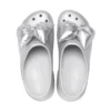 Siren Metallic Bow Clogs «Silver»