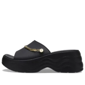 Skyline Shimmer-sandaler «Black Gold»