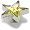Sølv- og grønne Smt Gem Star Jibbitz-charms