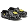 Smiley World Classic Clogs «Svart Hvit Gul»