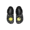 Smiley World Classic Clogs «Svart Hvit Gul»