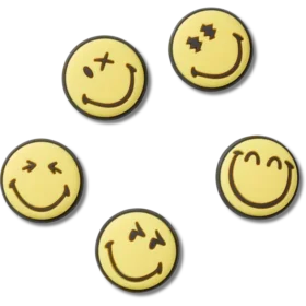 Smileyworld 5-pakning Jibbitz-charms