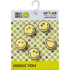 Smileyworld 5-pakning Jibbitz-charms
