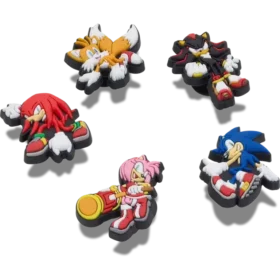 Sonic the Hedgehog 5-pakning med Jibbitz-charms
