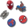 Spiderman II 5-pakning med Jibbitz-charms