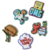 Spongebob 5-pakning med Jibbitz-charms