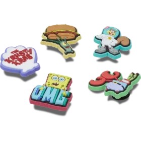 Spongebob 5-pakning med Jibbitz-charms