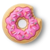Sprinkle Donut Bite Jibbitz™-charms