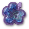 Squish Purple Hibiscus Jibbitz™-charms