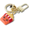 Søt popcornbøtte-veskecharm Søt popcornbøtte-veskecharm