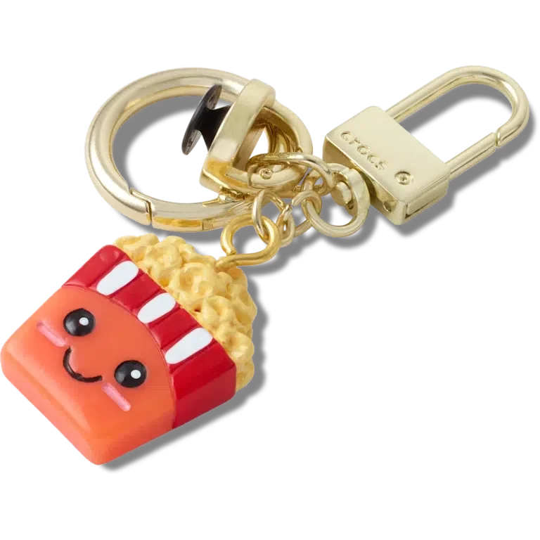 Søt popcornbøtte-veskecharm Søt popcornbøtte-veskecharm