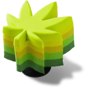 Stacked Hemp Leaf Jibbitz™-charms