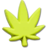 Stacked Hemp Leaf Jibbitz™-charms