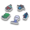 Star Wars-figurer 5-pakning med Jibbitz-charms