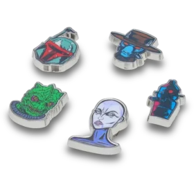 Star Wars-figurer 5-pakning med Jibbitz-charms