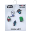 Star Wars-figurer 5-pakning med Jibbitz-charms