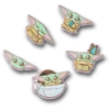 Star Wars Grogu 5-pakning med Jibbitz-charms