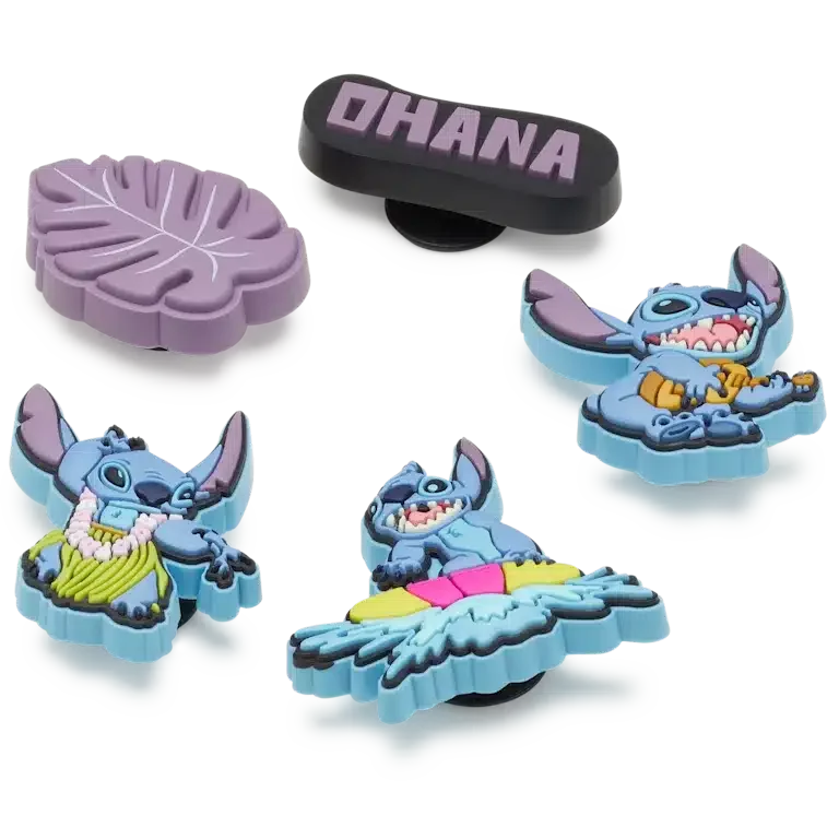 Stitch Tropical 5-pakning med Jibbitz-charms Stitch Tropical 5-pakning med Jibbitz-charms