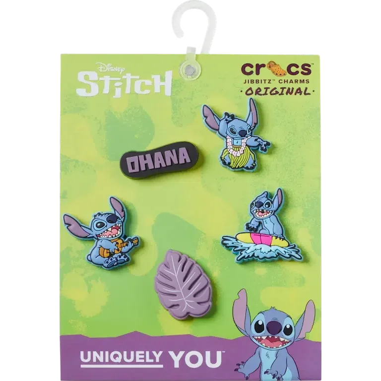 Stitch Tropical 5-pakning med Jibbitz-charms Stitch Tropical 5-pakning med Jibbitz-charms