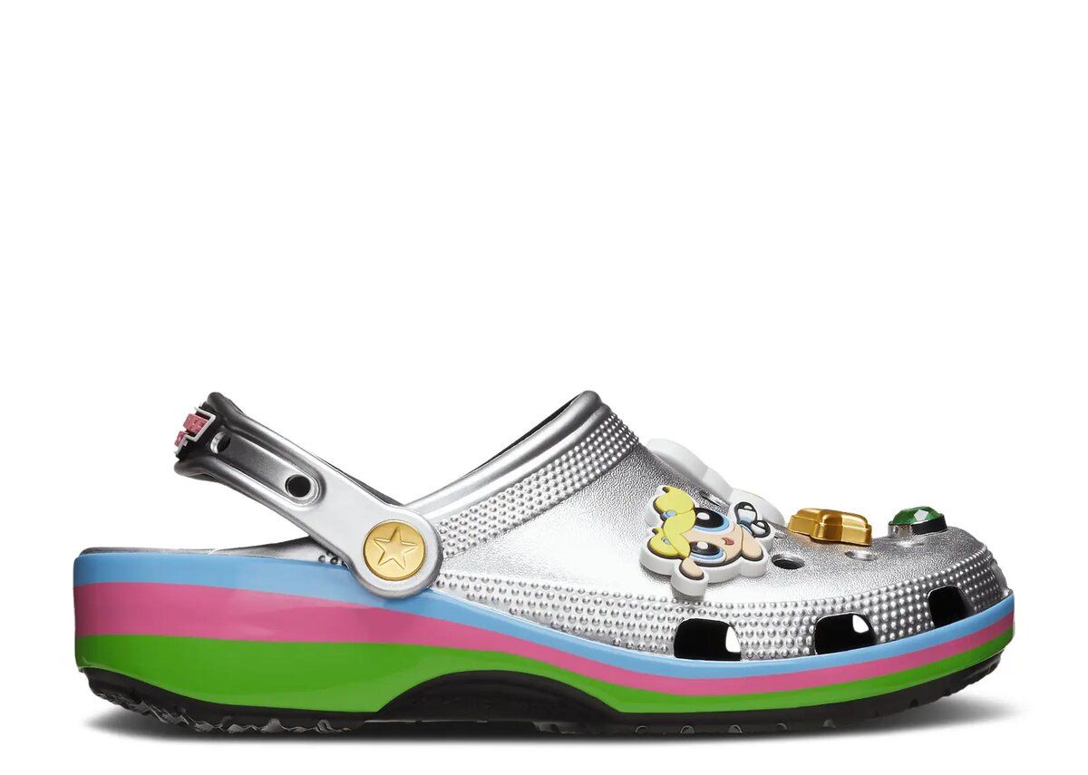The Powerpuff Girls x Classic Clog «Metallic Silver» The Powerpuff Girls x Classic Clog «Metallic Silver»