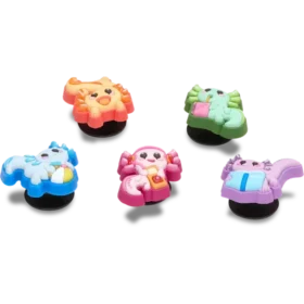 Tiny Axolotls 5-pakning med Jibbitz-charms