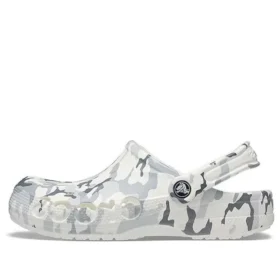 Unisex Bayaband-sandaler – hvit camo «Gray White»