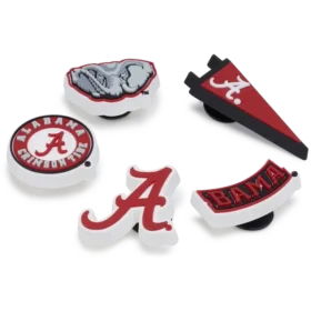 University of Alabama 5-pakning med Jibbitz-charms