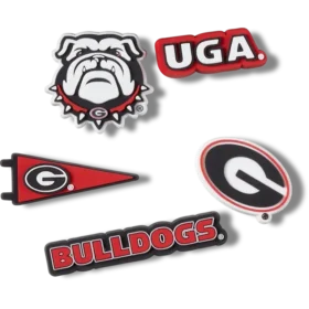 University of Georgia 5-pakning med Jibbitz-charms