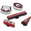 University of Georgia 5-pakning med Jibbitz-charms